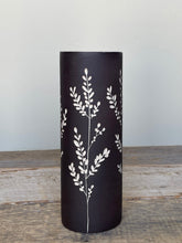 Load image into Gallery viewer, BOTANICAL SILHOUETTES SMALL CYLINDER VASE B