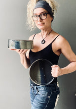 Load image into Gallery viewer, MIDNIGHT CYLINDER SERVING BOWL