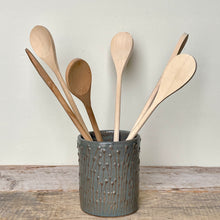 Load image into Gallery viewer, PUSSY WILLOW UTENSIL HOLDER IN SLATE