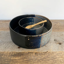 Load image into Gallery viewer, MIDNIGHT CYLINDER SERVING BOWL