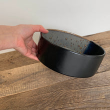 Load image into Gallery viewer, MIDNIGHT CYLINDER SERVING BOWL