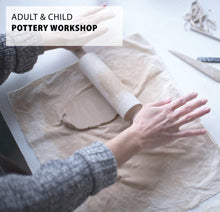 Load image into Gallery viewer, ADULT &amp; CHILD POTTERY WORKSHOP SATURDAY, APRIL 20TH, 1PM-3PM