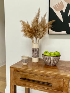 AFRICA MODERN TALI BOWL WITH STRIPES