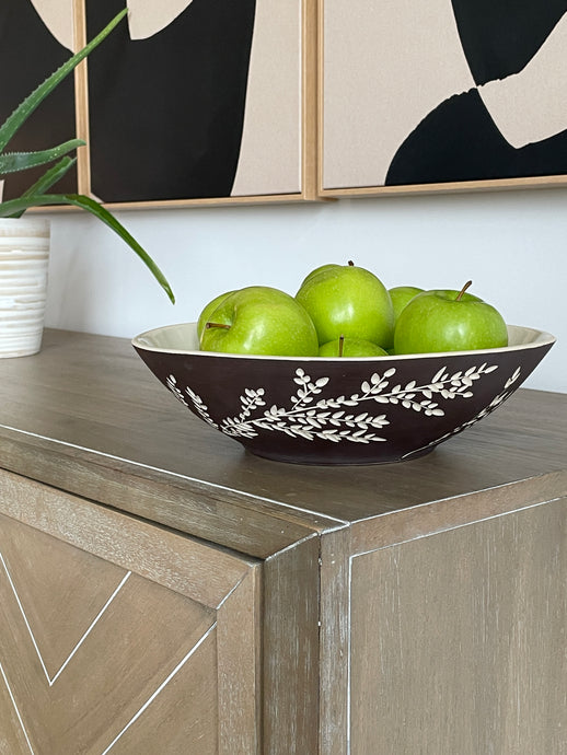 BOTANICAL SILHOUETTES MEIRA BOWL A - LARGE