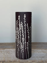 Load image into Gallery viewer, BOTANICAL SILHOUETTES SMALL CYLINDER VASE C