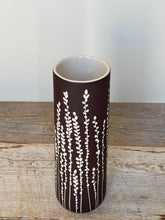 Load image into Gallery viewer, BOTANICAL SILHOUETTES SMALL CYLINDER VASE C