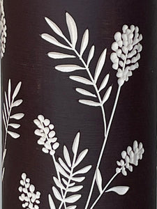 BOTANICAL SILHOUETTES SMALL CYLINDER VASE D