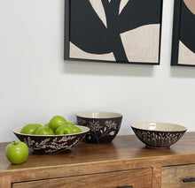Load image into Gallery viewer, BOTANICAL SILHOUETTES TALI BOWL IN TOAST B