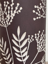 Load image into Gallery viewer, BOTANICAL SILHOUETTES LARGE CYLINDER VASE B
