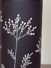 Load image into Gallery viewer, BOTANICAL SILHOUETTES LARGE CYLINDER VASE C