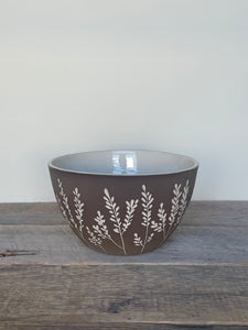 BOTANICAL SILHOUETTES TALI BOWL IN TOAST B