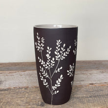 Load image into Gallery viewer, BOTANICAL SILHOUETTES WIDE VASE A
