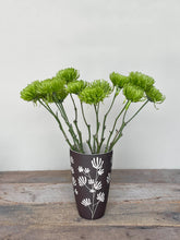 Load image into Gallery viewer, BOTANICAL SILHOUETTES WIDE VASE C