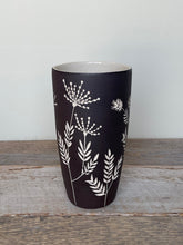 Load image into Gallery viewer, BOTANICAL SILHOUETTES WIDE VASE B