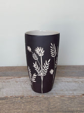 Load image into Gallery viewer, BOTANICAL SILHOUETTES WIDE VASE B