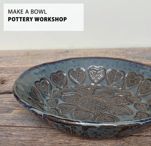 MAKE A BOWL POTTERY WORKSHOP,  FEBRUARY 7TH, 6-9PM