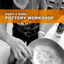 Load image into Gallery viewer, MAKE A BOWL POTTERY WORKSHOP,  THURSDAY, SEPTEMBER 26TH, 2024, 6-9PM