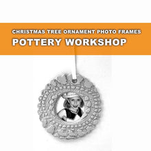 Load image into Gallery viewer, MAKE CHRISTMAS TREE ORNAMENT PHOTO FRAMES POTTERY WORKSHOP, OCTOBER 7TH 2024, 6-7:30PM &amp; OCTOBER 17TH 6-7:30PM