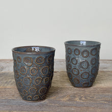 Load image into Gallery viewer, CIRCLE WINE CUPS IN SLATE (SET OF 2)