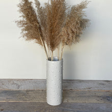Load image into Gallery viewer, DOT CYLINDER VASE IN IVORY - SMALL