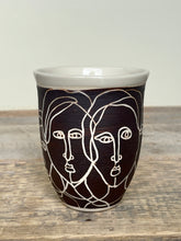 Load image into Gallery viewer, FACE LINE DRAWING WINE CUPS