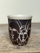 Load image into Gallery viewer, FACE LINE DRAWING WINE CUPS