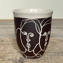 Load image into Gallery viewer, FACE LINE DRAWING WINE CUPS