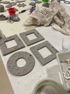 MAKE CHRISTMAS TREE ORNAMENT PHOTO FRAMES POTTERY WORKSHOP, OCTOBER 7TH 2024, 6-7:30PM & OCTOBER 17TH 6-7:30PM