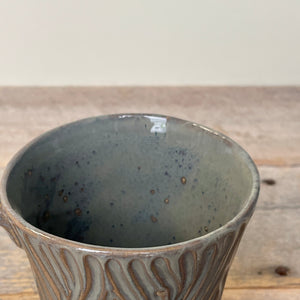 WOODGRAIN MUG IN SLATE-16 OUNCES