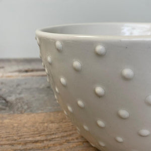 DOT TALI SERVING BOWL IN IVORY