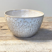 Load image into Gallery viewer, PUSSY WILLOW TALL SERVING BOWL IN OATMEAL