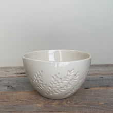 Load image into Gallery viewer, CARVED BRANCHES TALI SERVING BOWL IN IVORY