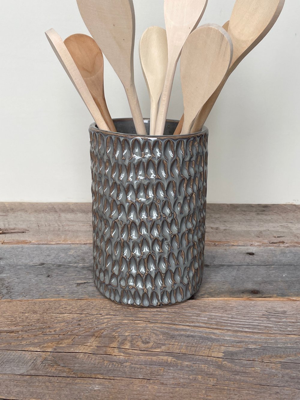 CORAL UTENSIL HOLDER IN SLATE