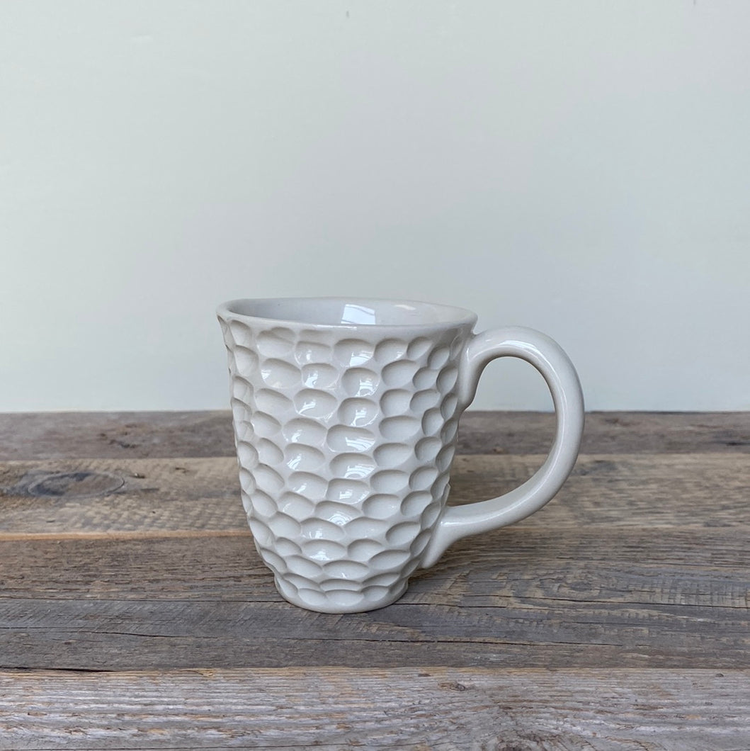 CORAL MUG IN IVORY - 15 OUNCES