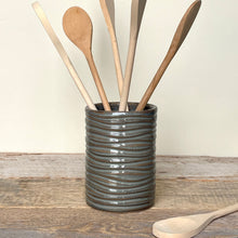 Load image into Gallery viewer, WAVE UTENSIL HOLDER IN SLATE