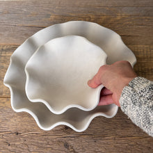 Load image into Gallery viewer, SET OF NESTING WAVY BOWLS  POTTERY WORKSHOP: MONDAY. JUNE 15, 2026, 6-9PM