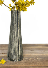 Load image into Gallery viewer, CHARRED LINEN TAPER VASE E