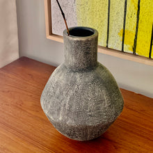 Load image into Gallery viewer, CHARRED LINEN CALIA VASE - B