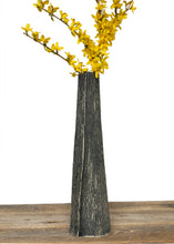 Load image into Gallery viewer, CHARRED LINEN TAPER VASE C
