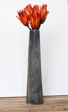 Load image into Gallery viewer, CHARRED LINEN TAPER VASE F