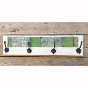 COAT RACK-QUILTED-BIRDS ON A BRANCH