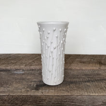 Load image into Gallery viewer, Handcrafted White Ceramic Vases 
