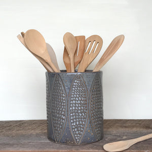 SLATE UTENSIL HOLDER WITH PODS