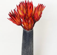 Load image into Gallery viewer, CHARRED LINEN TAPER VASE F