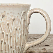 Load image into Gallery viewer, PUSSY WILLOW MUG IN OATMEAL-15 OUNCES