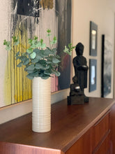 Load image into Gallery viewer, WAVE CYLINDER VASE IN IVORY-MEDIUM