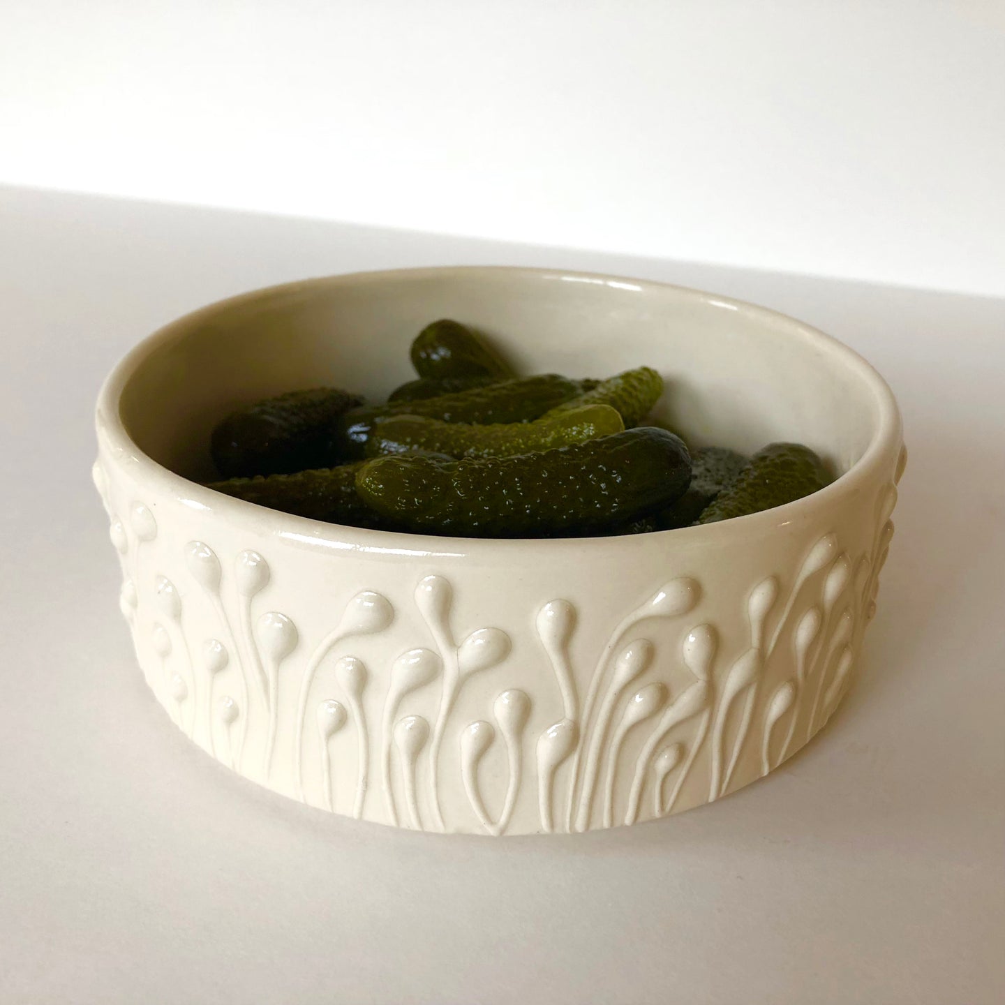 IVORY BRIE BAKER / PATE DISH IN ENOKI WITH SPOON