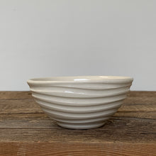 Load image into Gallery viewer, EVERYDAY BOWL IN IVORY WITH WAVES (SET OF 2) SMALL