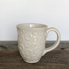 Load image into Gallery viewer, IVORY MUG 15 OUNCES WITH CIRCLES
