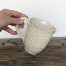 Load image into Gallery viewer, IVORY MUG 15 OUNCES WITH CIRCLES